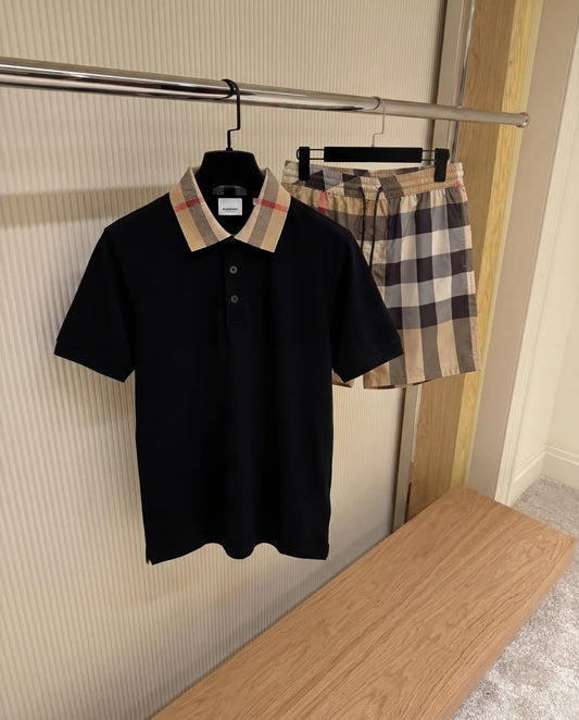 BURBERRY BLACK SUMMER SET