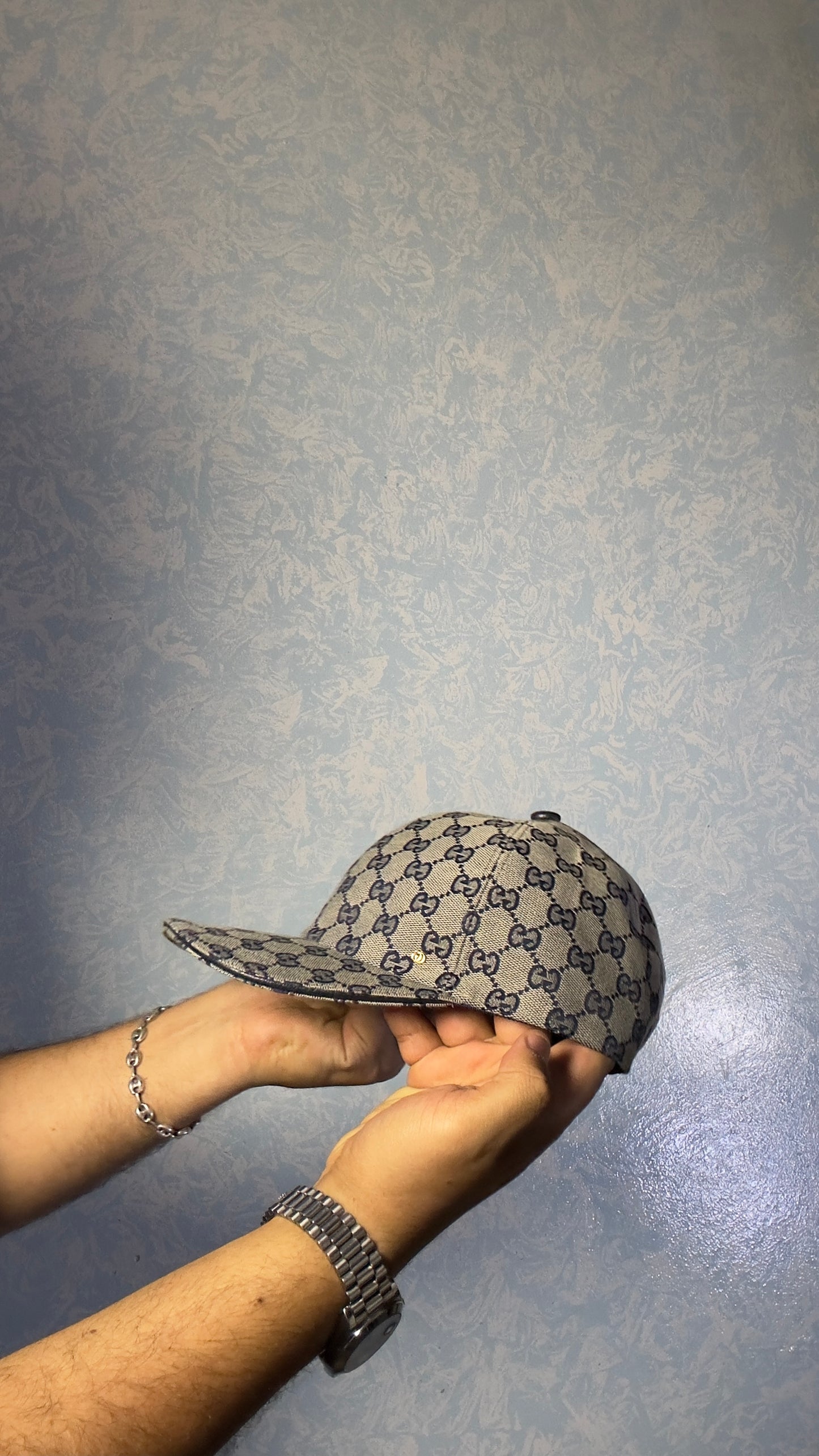 casquette gucci 1/1 bleu marine
