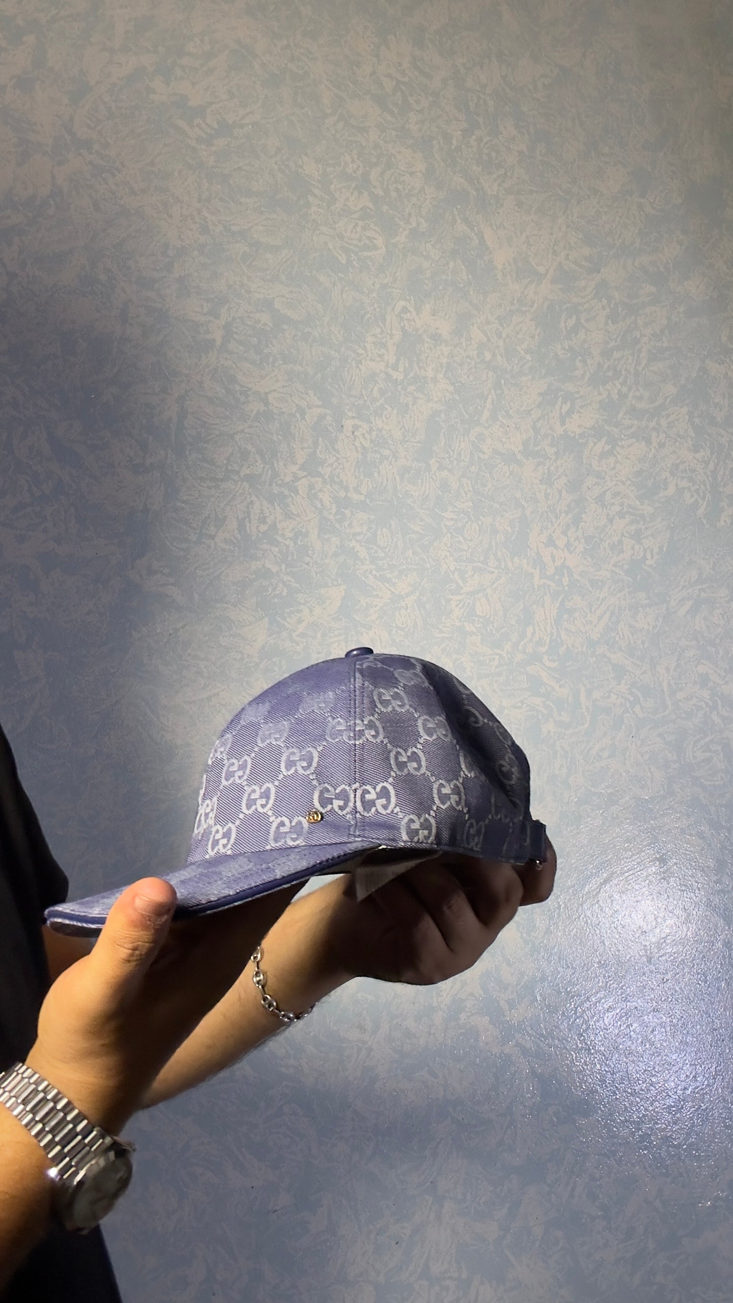 casquette gucci 1/1 bleu