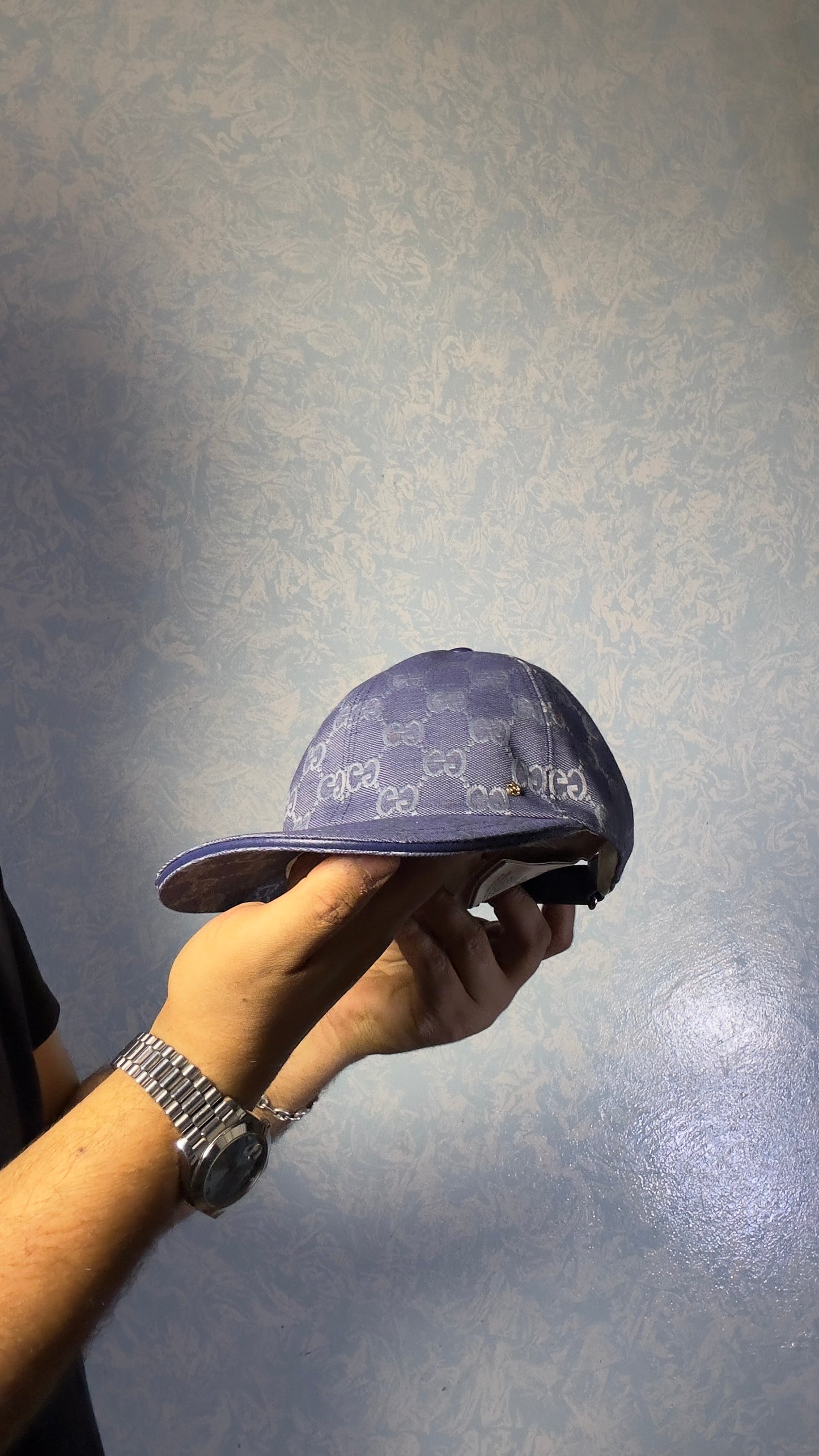 casquette gucci 1/1 bleu