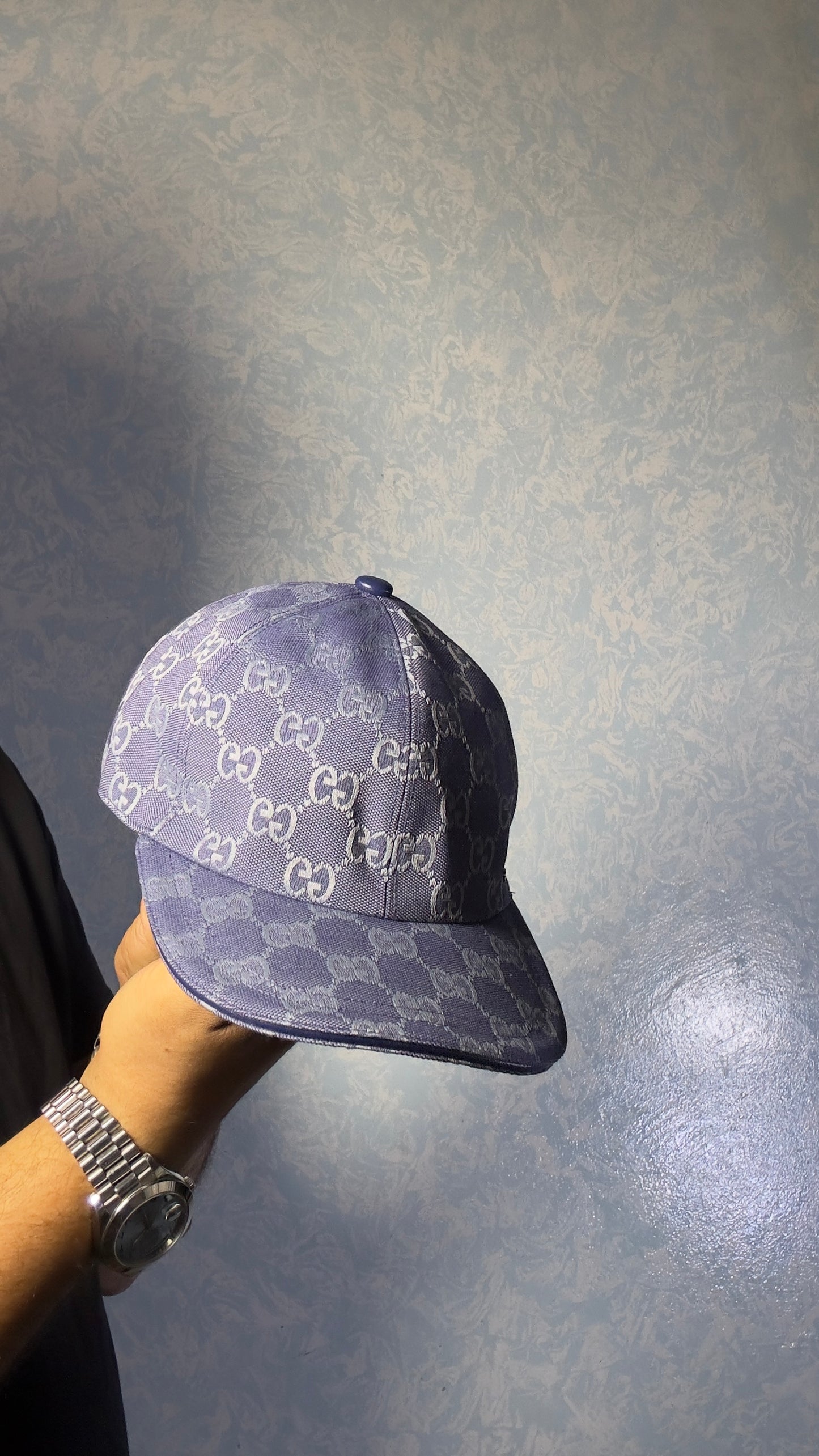 casquette gucci 1/1 bleu